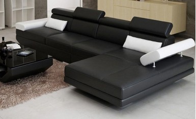 Gwen - 3SC - Leather Sofa Lounge Set